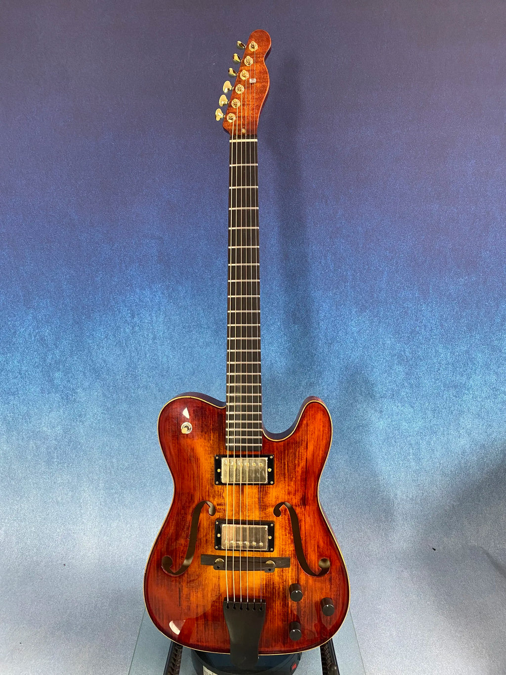 Handmade Archtop Jazz Guitar-Luthier Custom Electric Guitar Components Kit Spruce Top Ebony Maple Neck for Professional