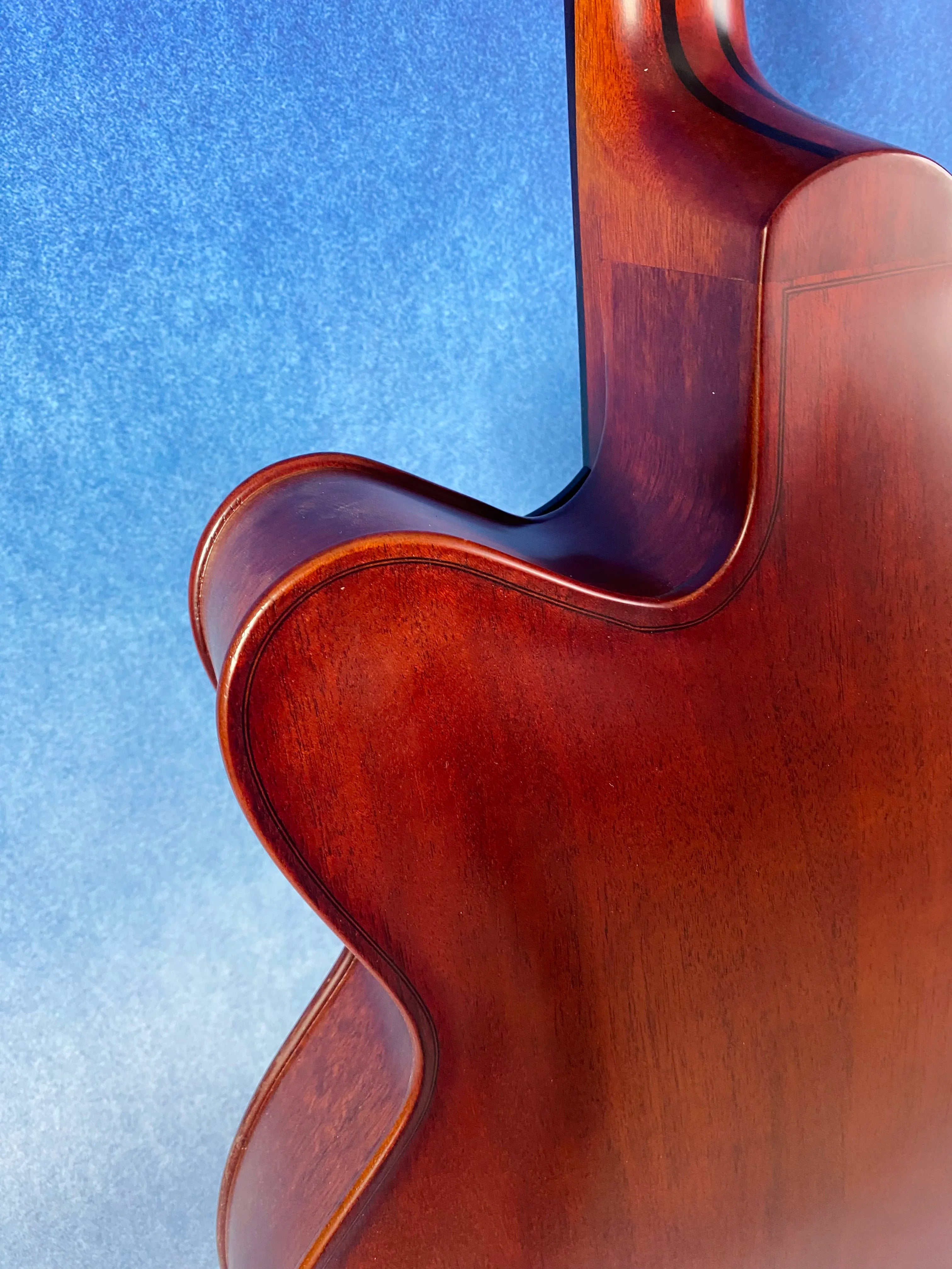 ViolinArchtop Jazz Guitar Spruce Top Mahogany Hollow Body Electric Acoustic 17inch Yunzhi Luthier Custom Handmade-in Stock Ready