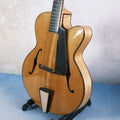 Handmade 16-Inch Hollow Flamed Maple Archtop Spruce Top 2AMaple Body Electric Jazz Guitar Ebony Fingerboard Discount Cutaway