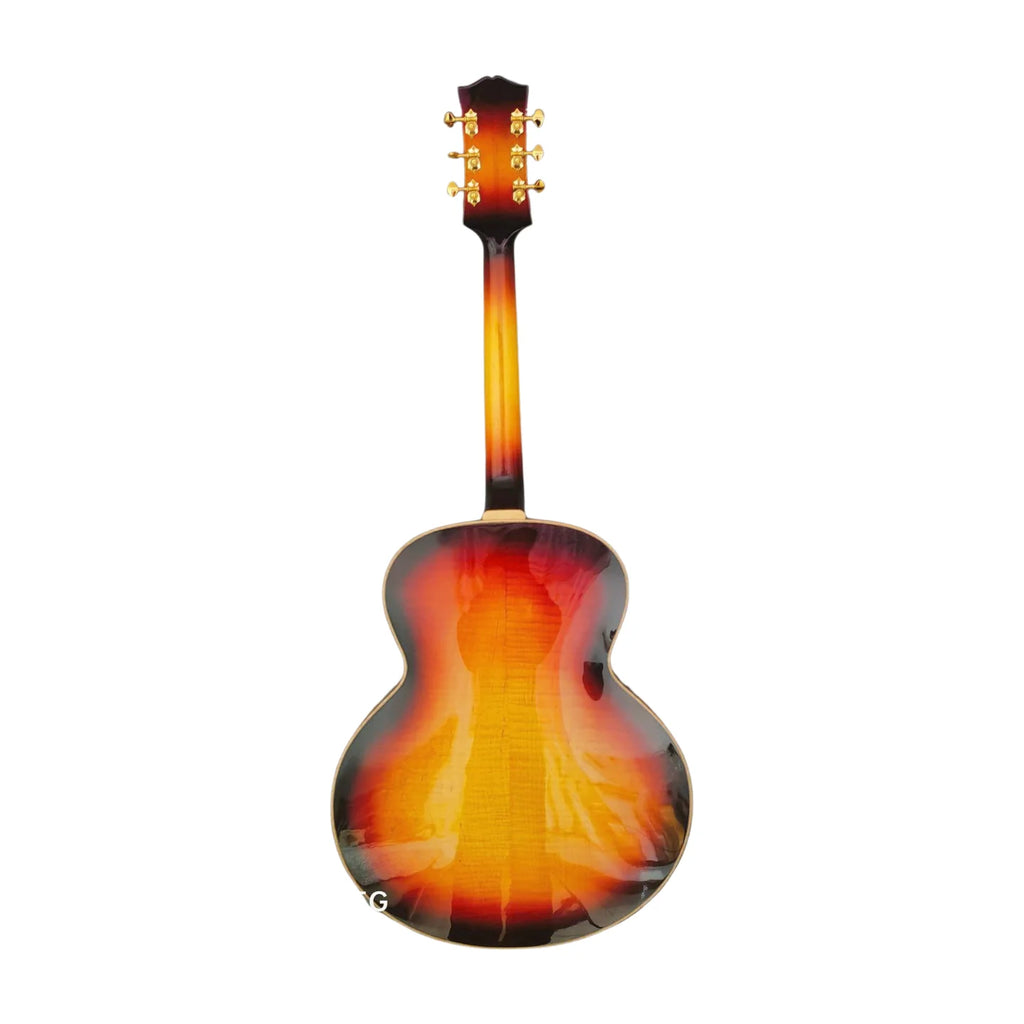 Acoustic Hollow Guitar Handcrafted Solid Maple Wood Jazz Guitar Instruments Musical