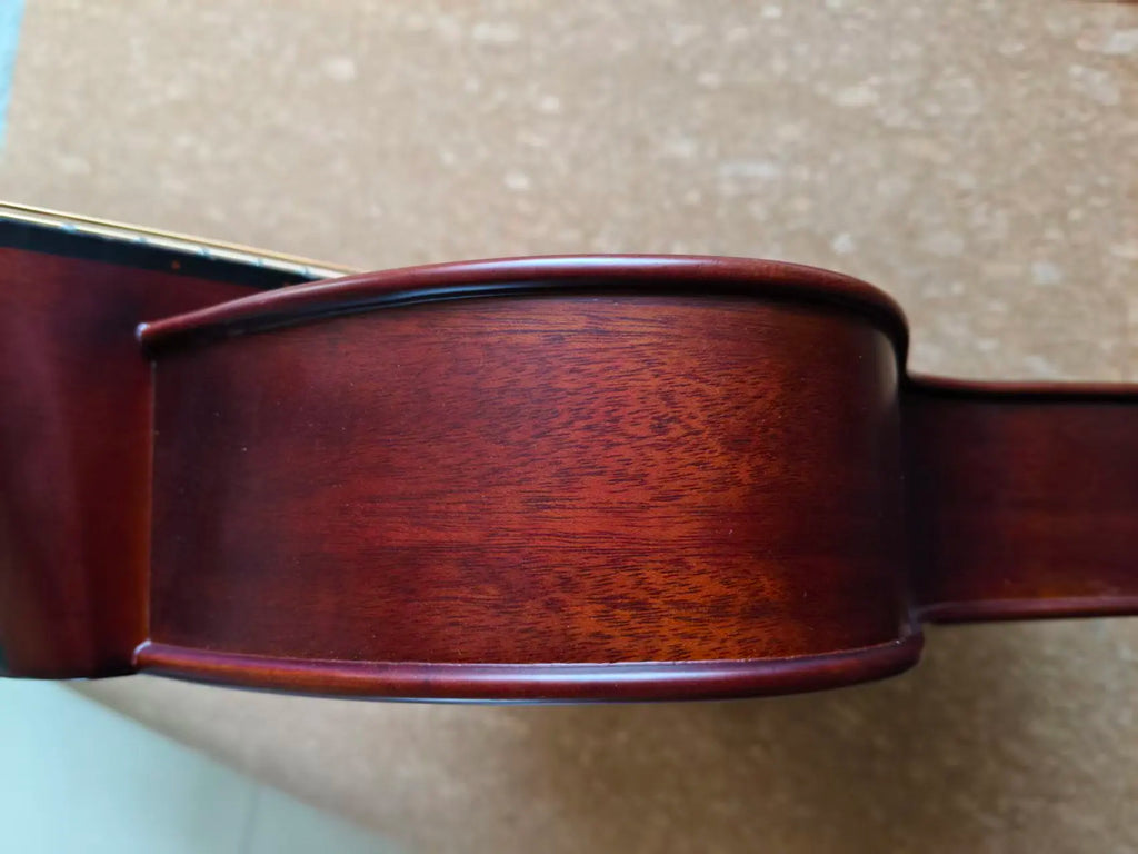 ViolinStyle Handcarved 17" Electric Guitar Solid Spruce Hollow Body Ebony Professional Jazz Guitar Cutaway in Stock