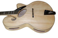 Yunzhi 3A Maple Solidwood Ebony Fingerboard Customizable Jazz Electric Guitar with Spruce/Flamed Maple Body