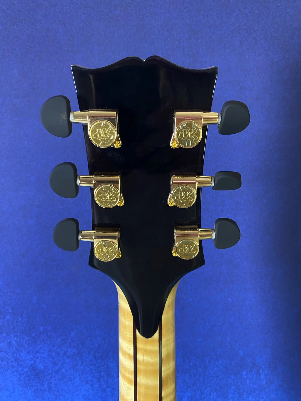 Yunzhi YZA25 Left-handed 17inch Guitar Handmade Jazz Acoustic 2A Carved Maple Archtop Ebony Professional Performance