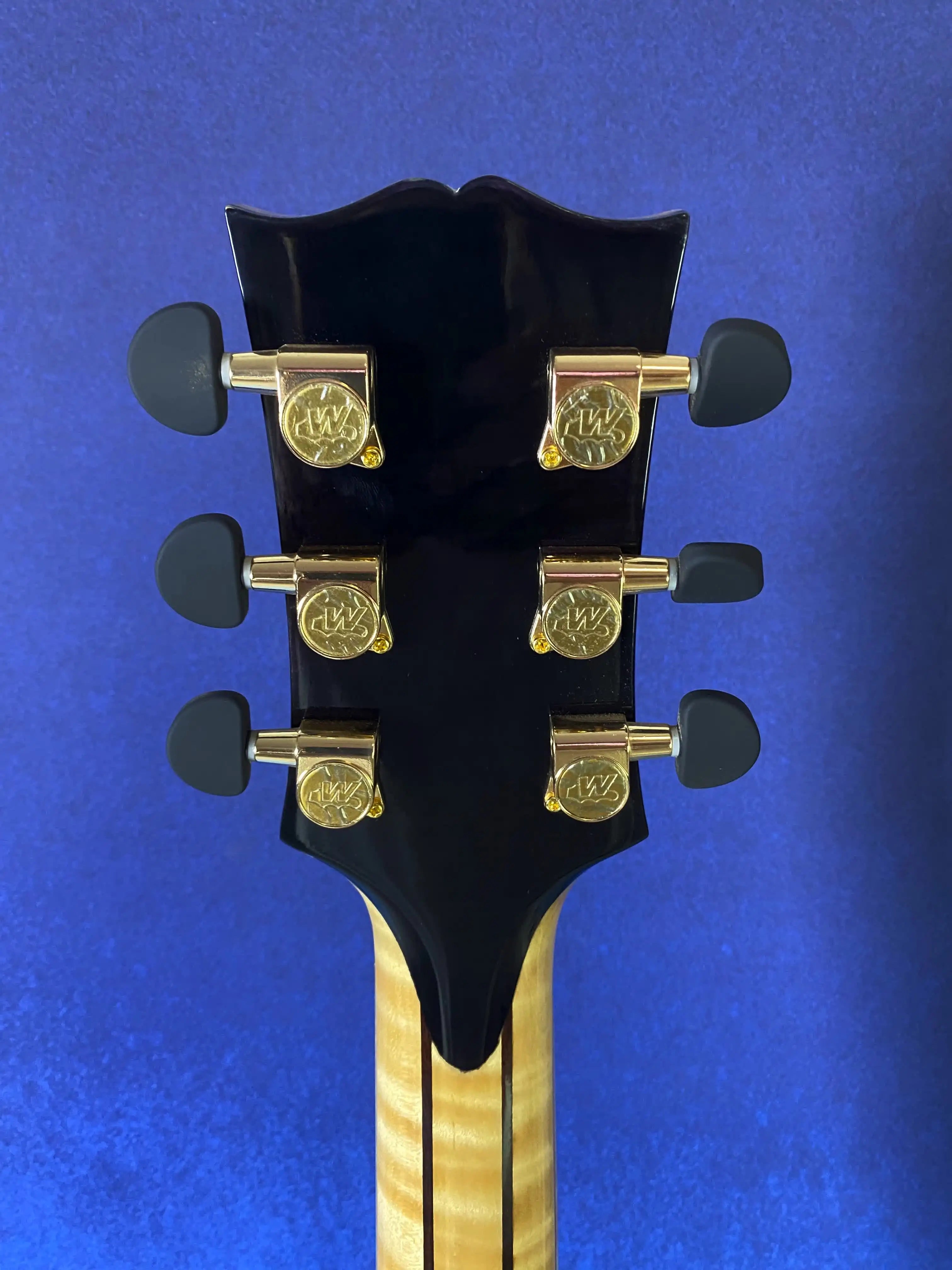Yunzhi YZA25 Left-handed 17inch Guitar Handmade Jazz Acoustic 2A Carved Maple Archtop Ebony Professional Performance