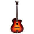 YUnzhi Handmade Jazz Gypsy Hollow Body Guitar Spruce Top Maple Back/Side Ebony Fingerboard 628mm Scale H/S Pickup-Ready for