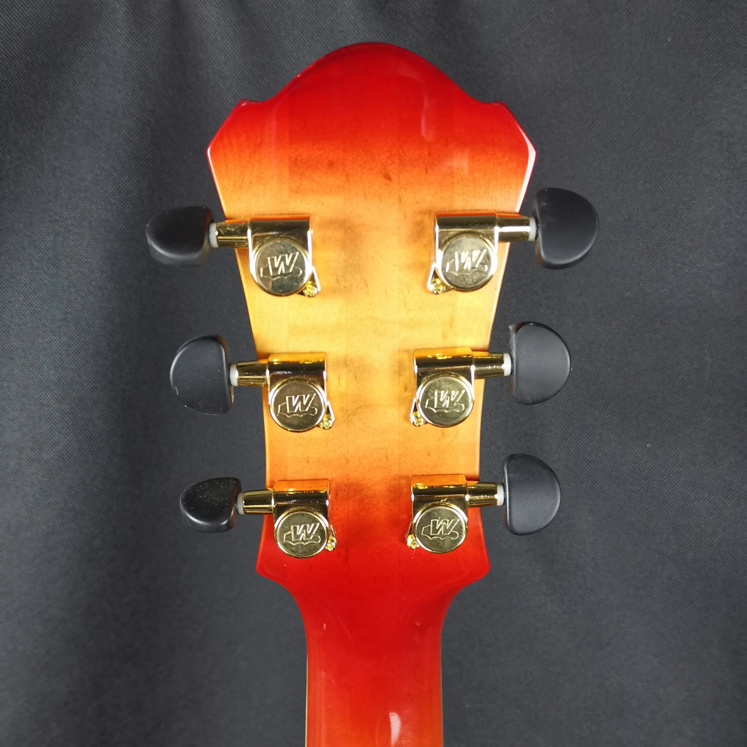 Discount Yunzhi YZ-19NYL Handmade Hollow Flamed Maple Natural Archtop Electric Guitar Cutaway Ebony Fingerboard Solid Spruce
