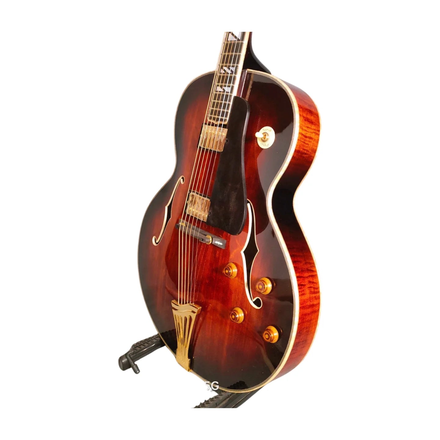 Yunzhi Archtop Hollow Body Maple Jazz Guitar Carved Solid MapleHandcrafted  Jazz Guitar Instruments Musical