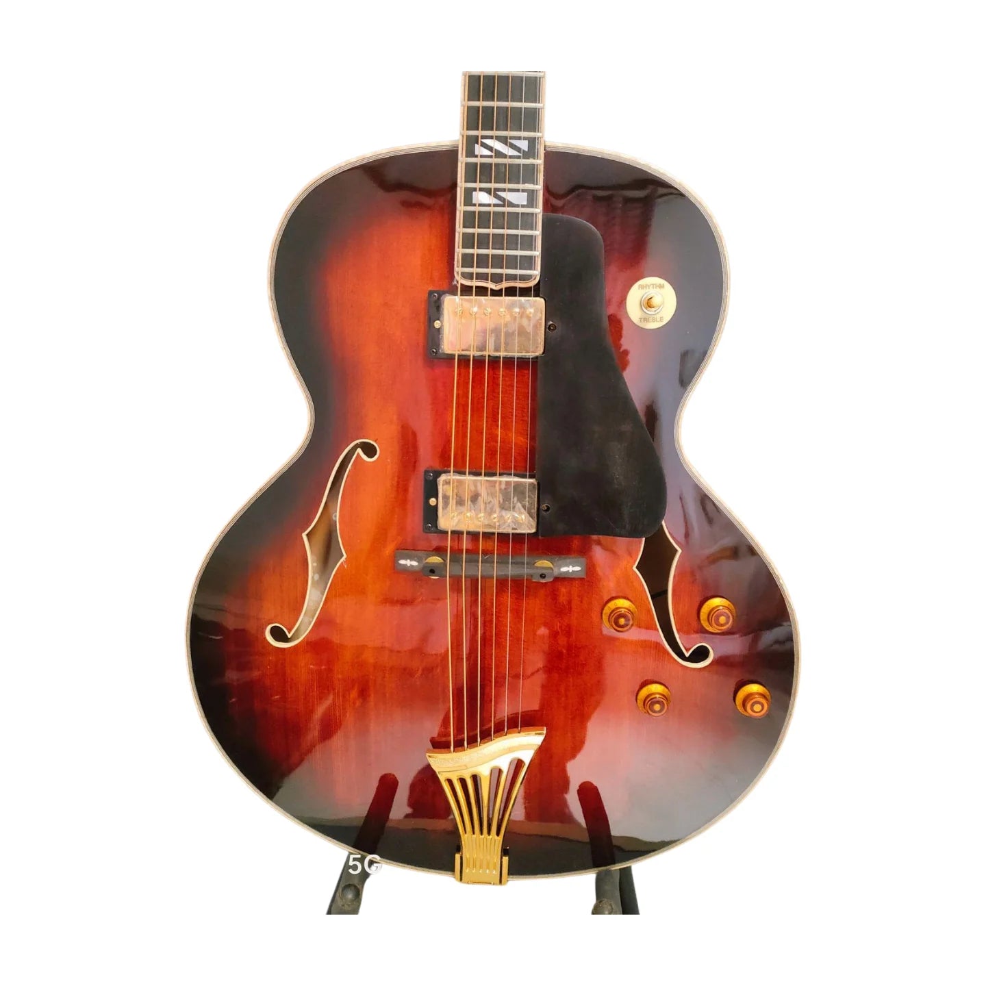 Yunzhi Archtop Hollow Body Maple Jazz Guitar Carved Solid MapleHandcrafted  Jazz Guitar Instruments Musical