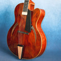 Yunzhi Handmade Jazz Guitar Spruce Top Solid Flamed Maple Body Customizable Electric Guitar Ebony Fingerboard Archtop 17Inch