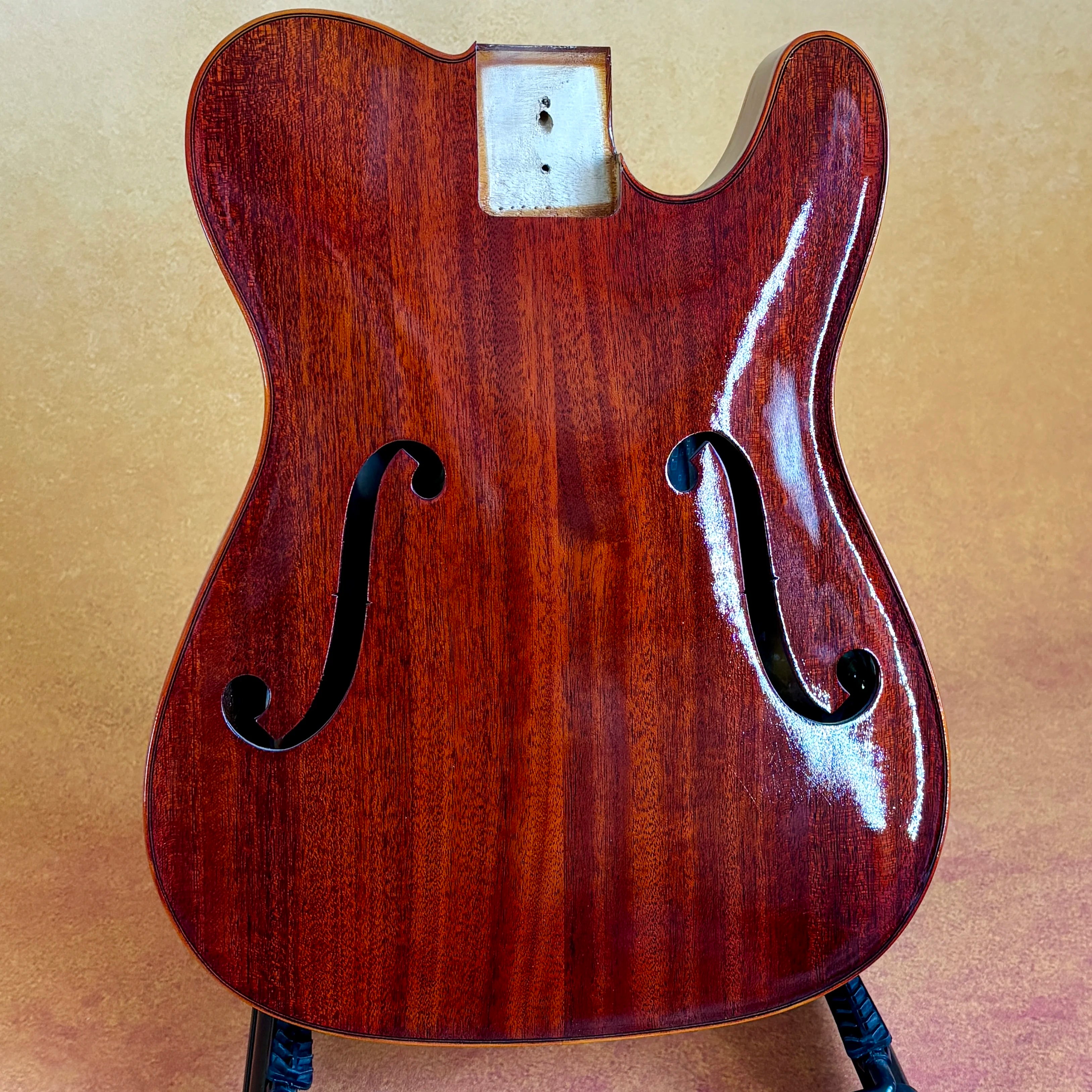 Handmade Archtop Jazz Guitar Kit Spruce Top Maple Carved Mahogany Ebony Fingerboard Hollow Body Electric Guitar for Professional